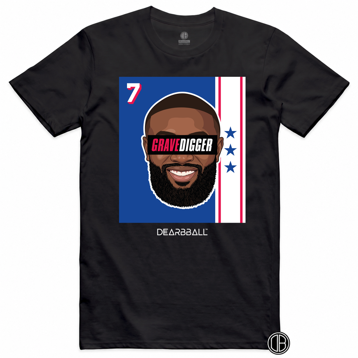 DearBBall T-Shirt - GRAVE DIGGER 7 Phila Edition