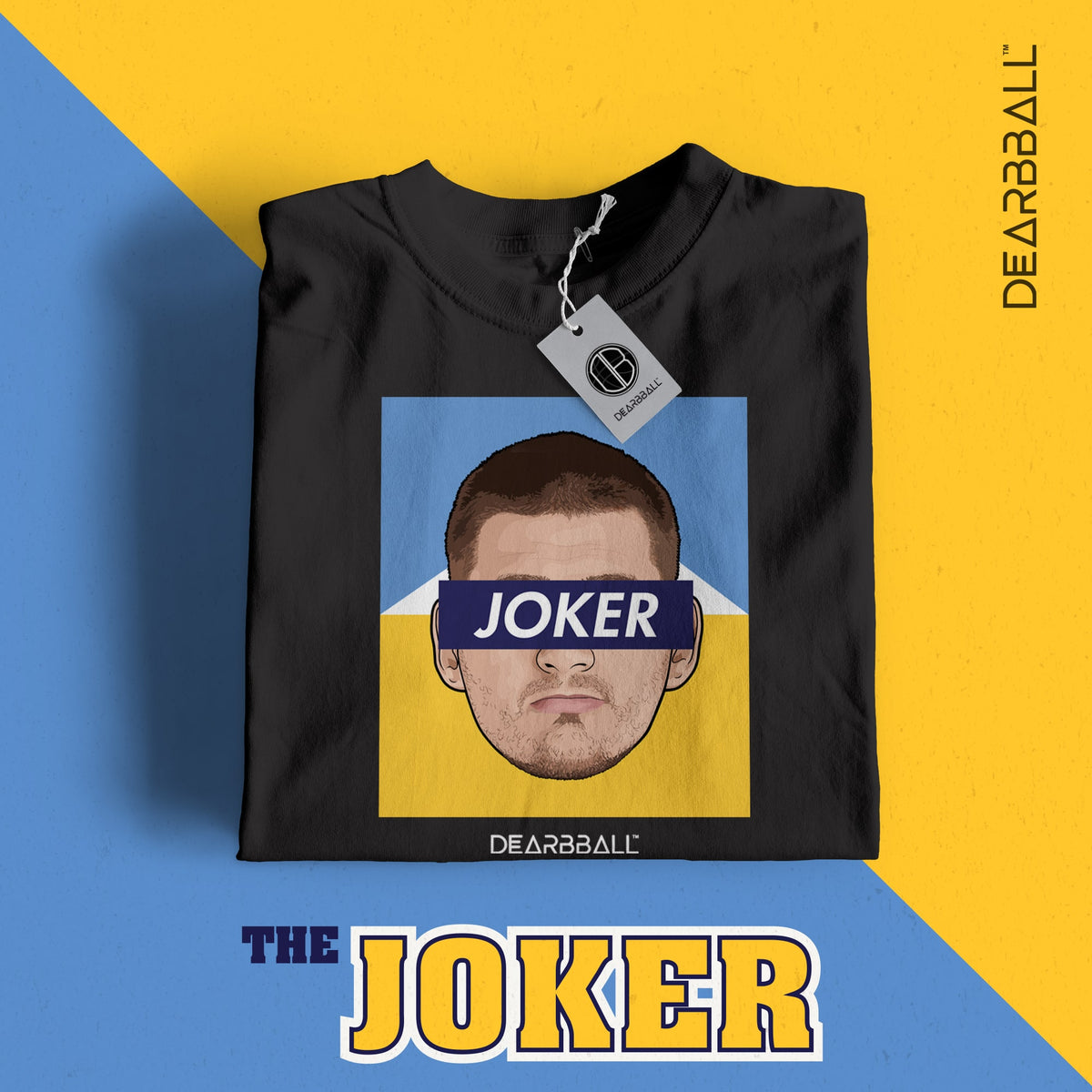 T-Shirt-Nikola-Jokic-Nuggets-Denver-Dearbball-vetements-marque-france