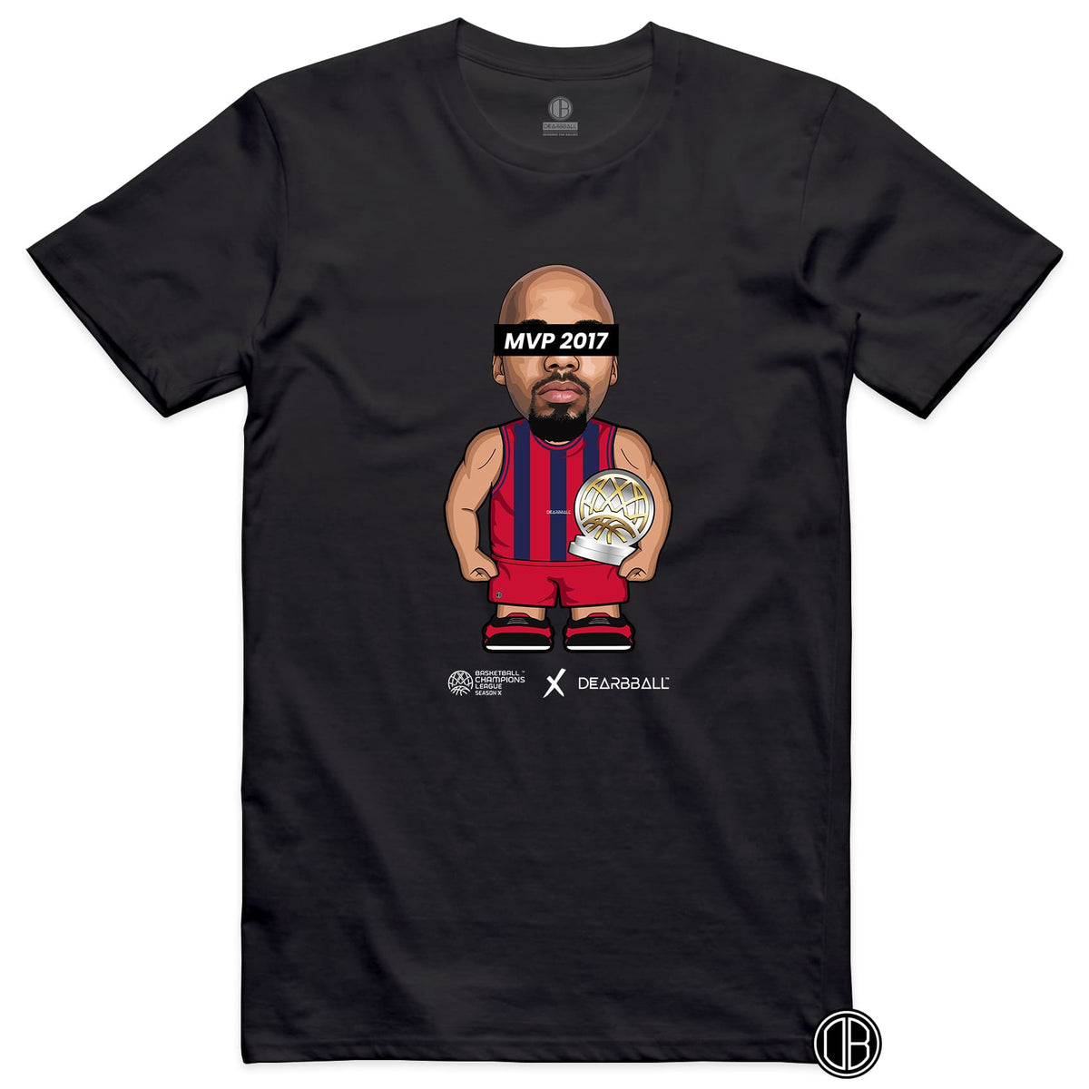 T-shirt DearBBall - Theodore MVP 2017 Edição Mini Jogador BCL
