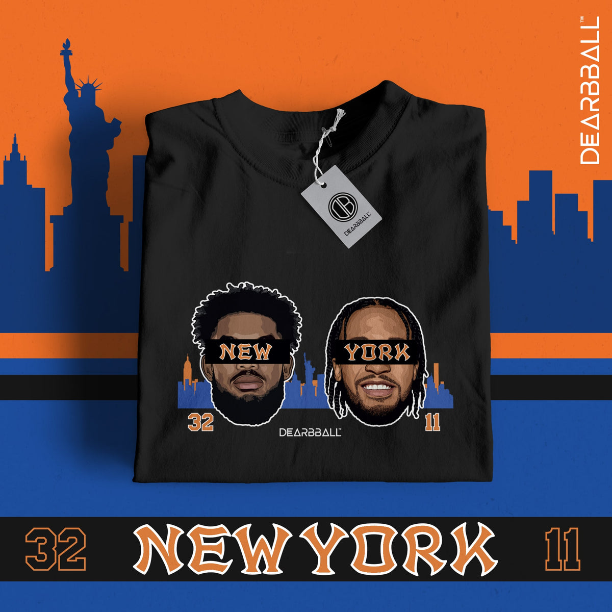 T-shirt DearBBall - Edição Duo New York