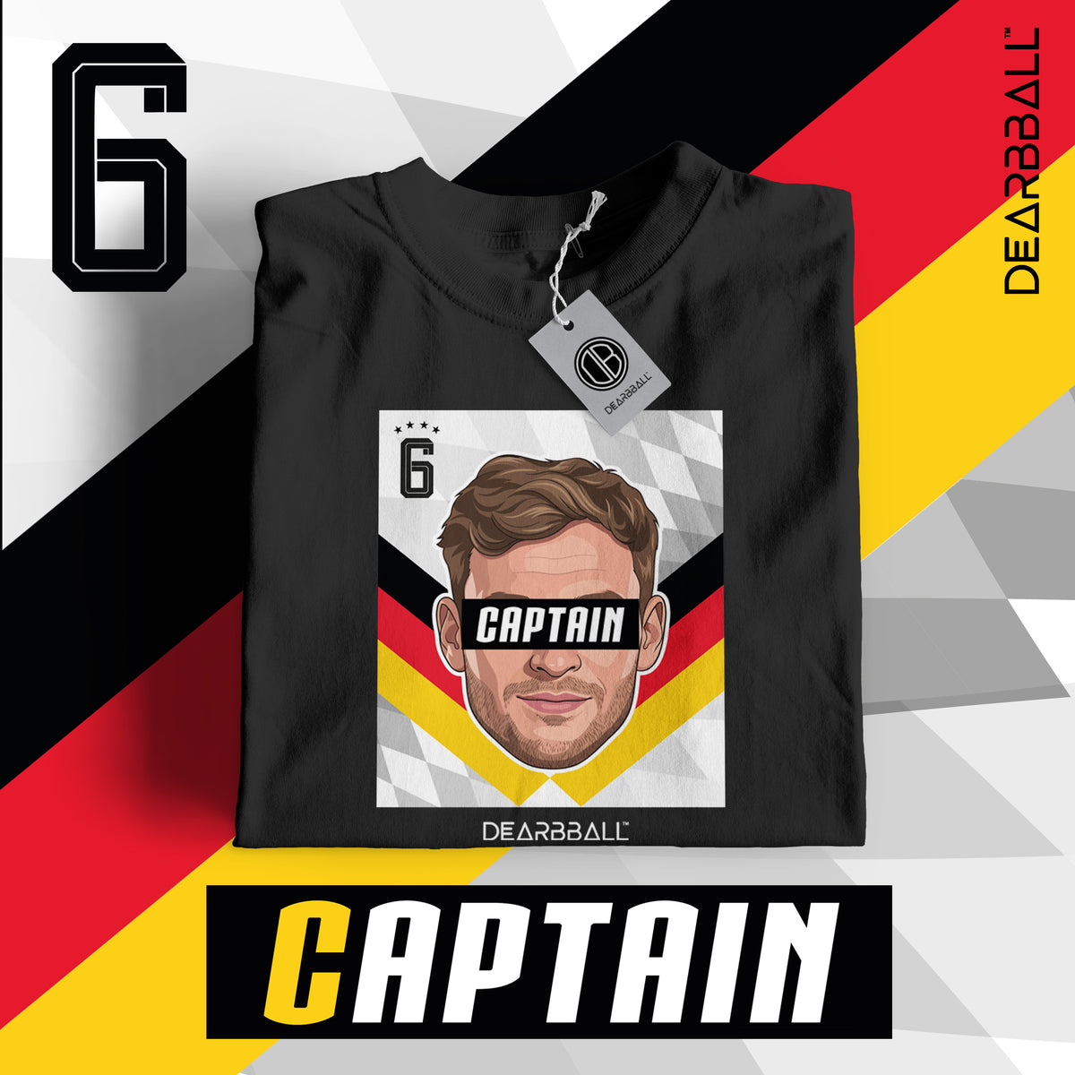 DearBBall T-Shirt - CAPTAIN Germany CDM Edition