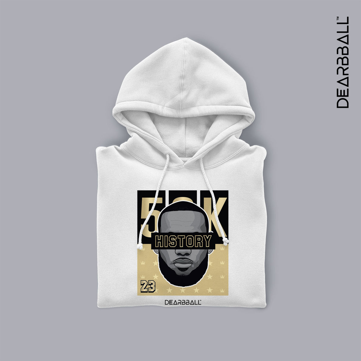 DearBBall Sweat à Capuche - KING 50K HISTORY Gold Edition