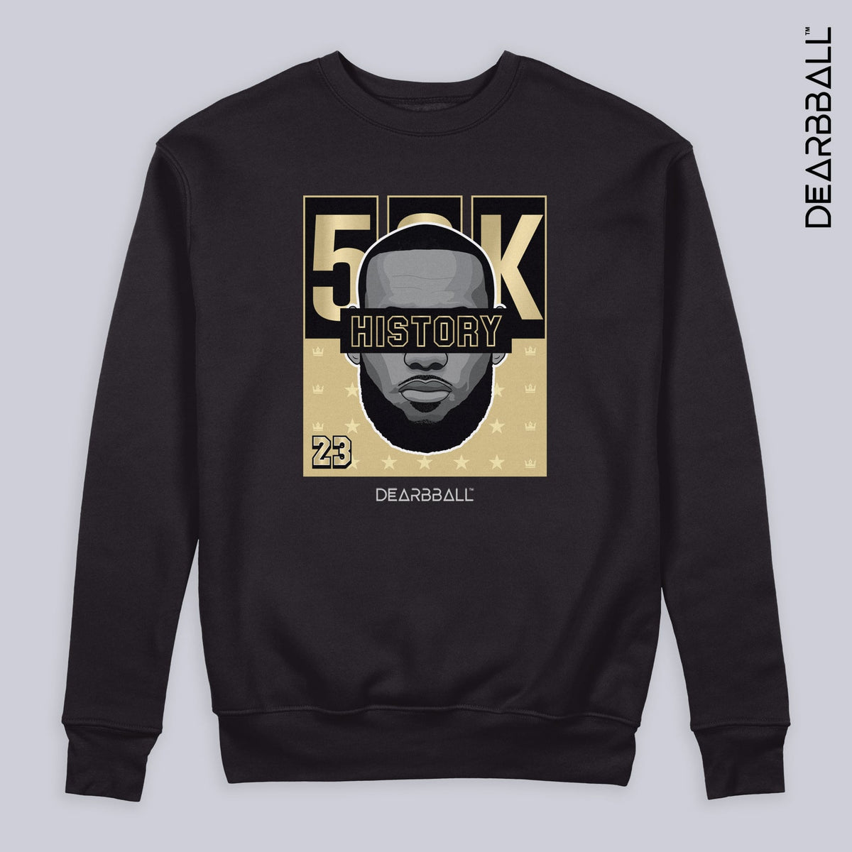 DearBBall Sweatshirt - KING 50K HISTORY Gold Edition