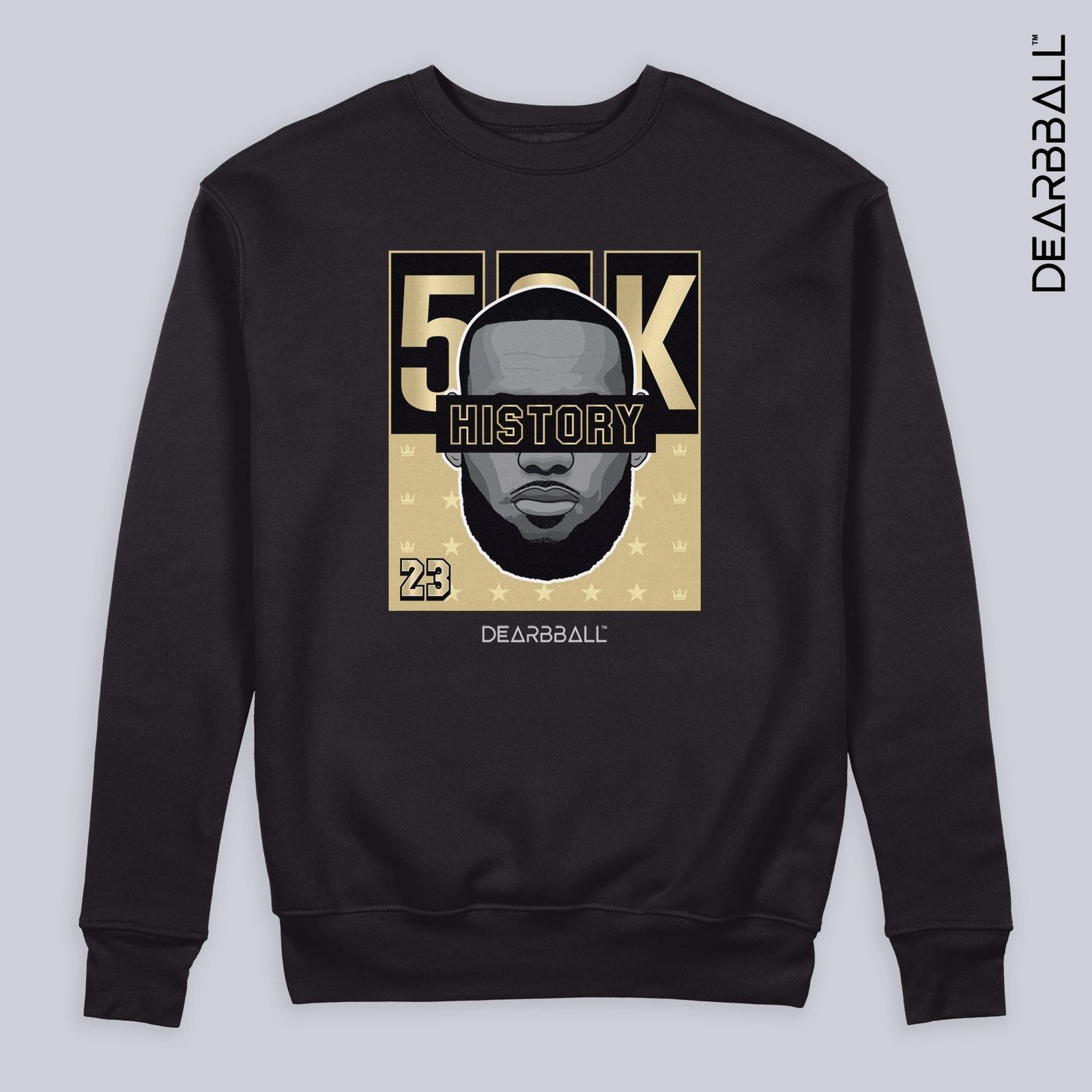 Sweatshirt DearBBall - KING 50K HISTORY Edição Ouro