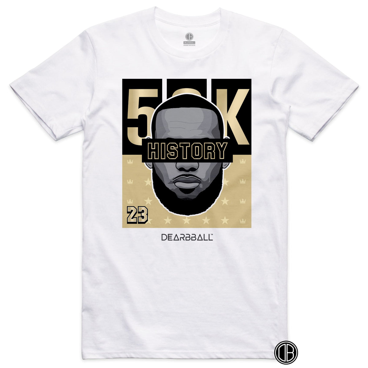 DearBBall T-Shirt - KING 50K HISTORY Gold Edition