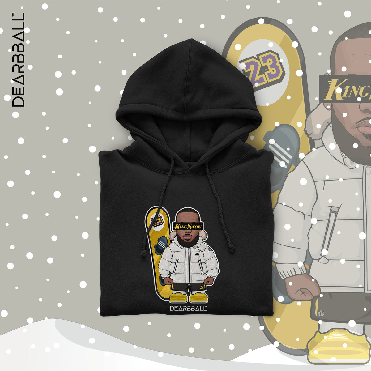 DearBBall Sweat com Capuz - O KING SNOW