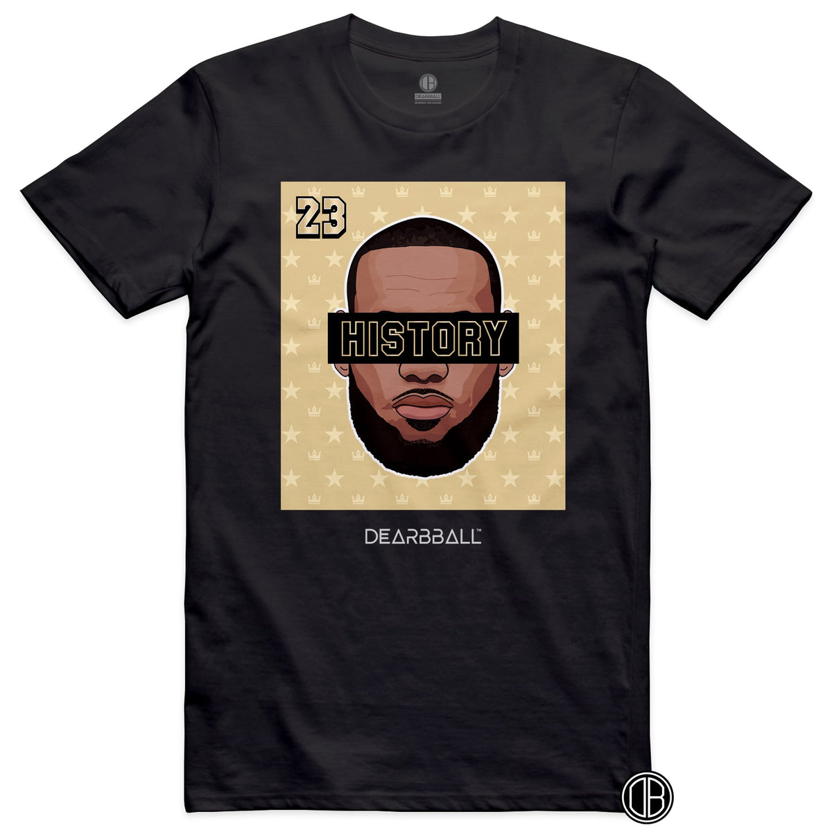 T-Shirt DearBBall - HISTORY Edição Dourada