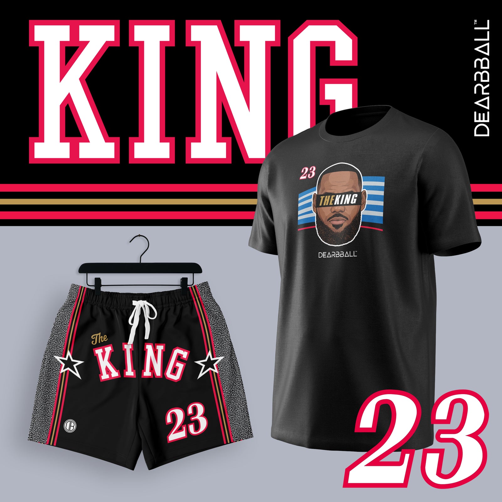 DearBBall T-Shirt - TheKING Phila Throwback Edition