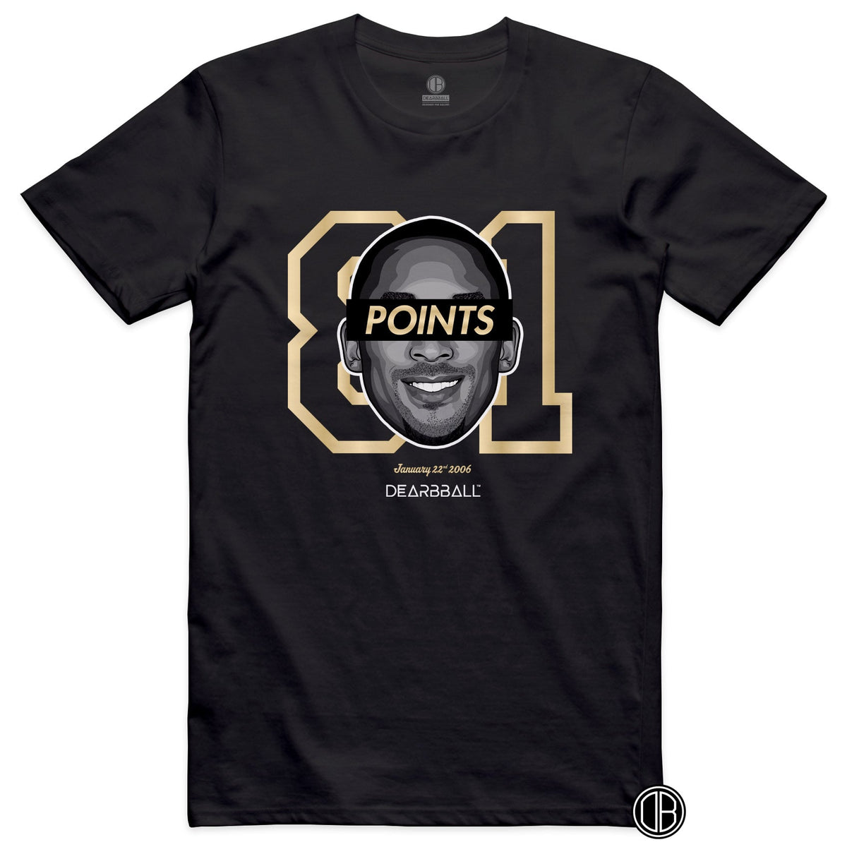Dearbball T-Shirt - 81 pts Record Gold Edition