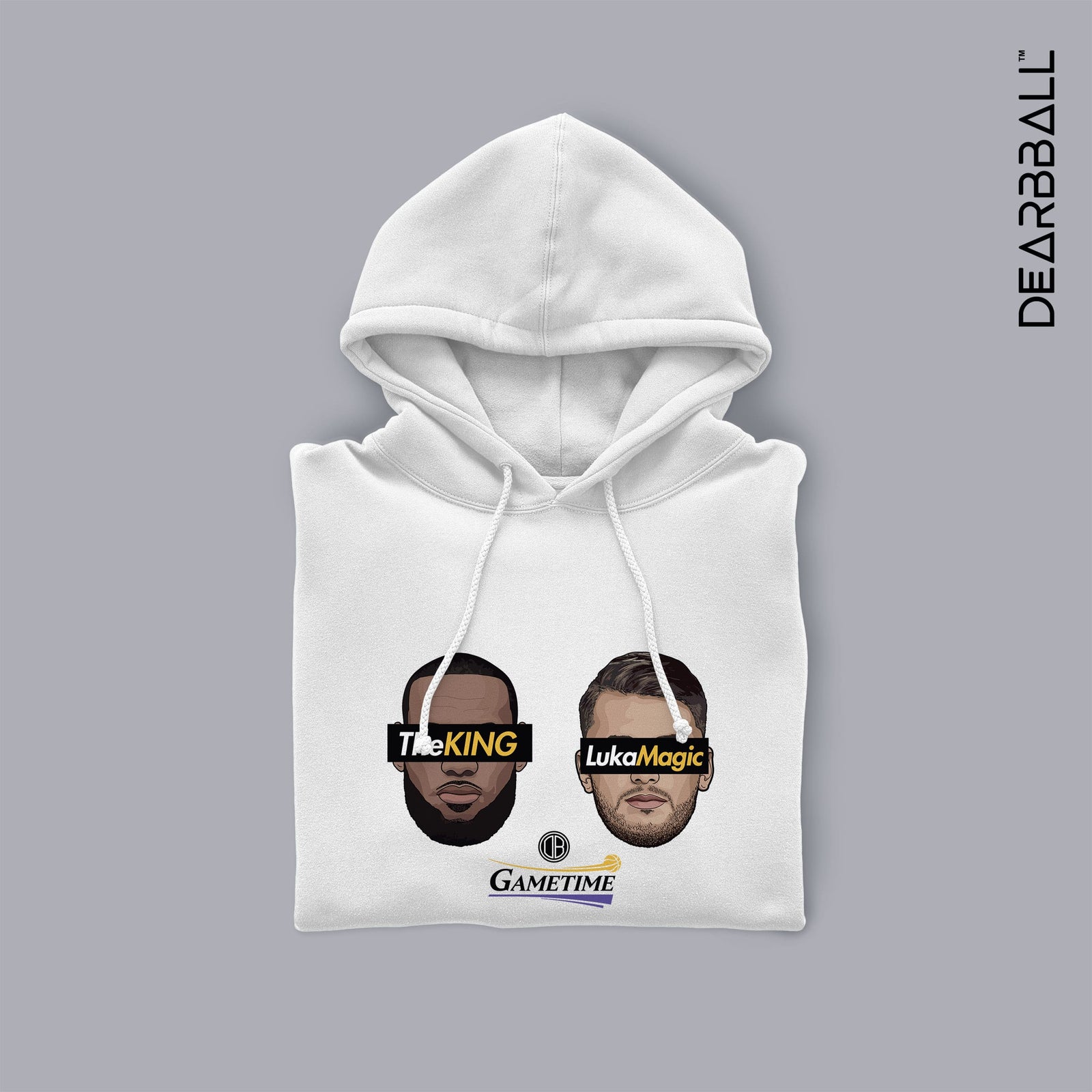 DearBBall Sweat à Capuche - DUO The KING & LukaMagic GAMETIME Edition