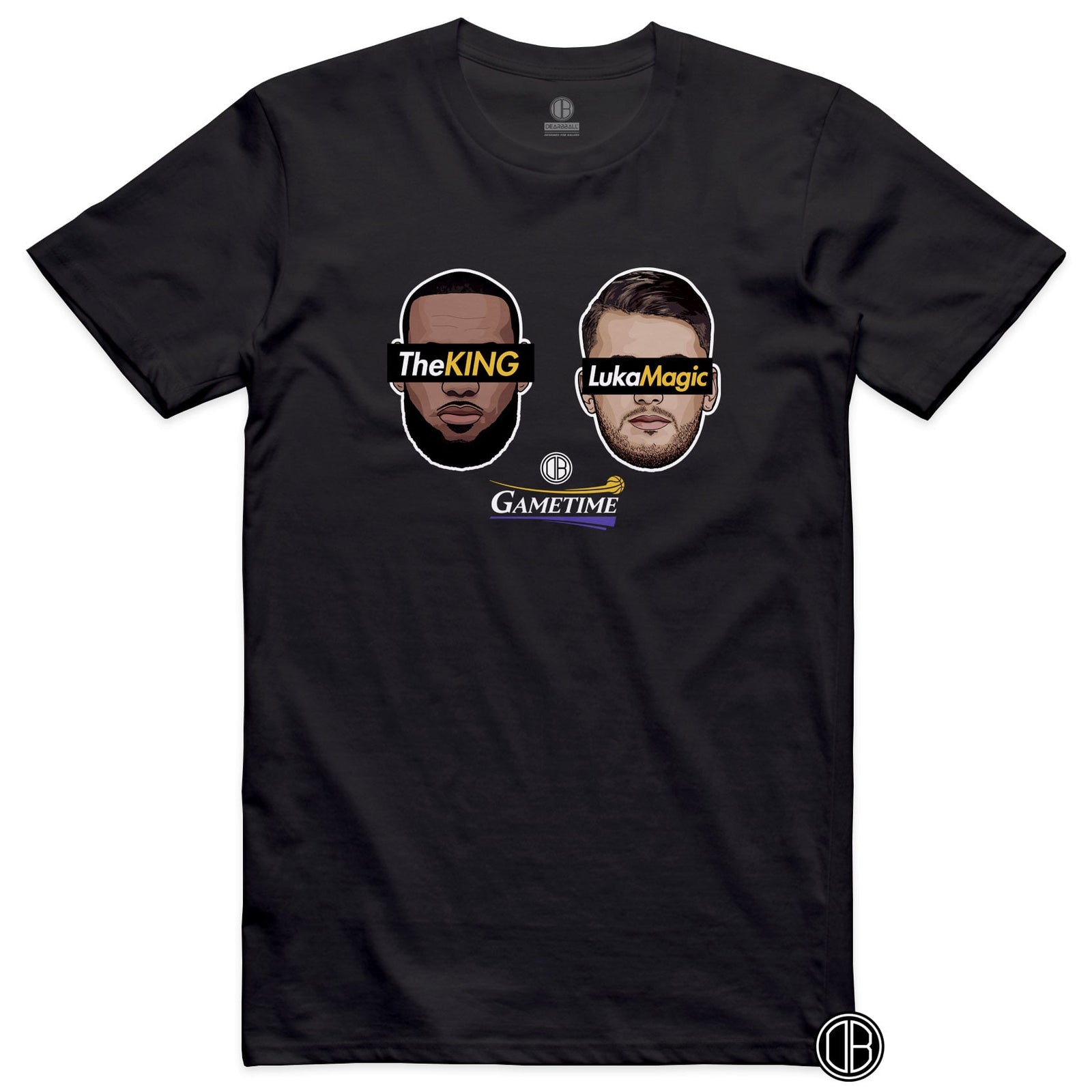 T-Shirt DearBBall - Duo TheKING & LukaMagic Edizione GAMETIME