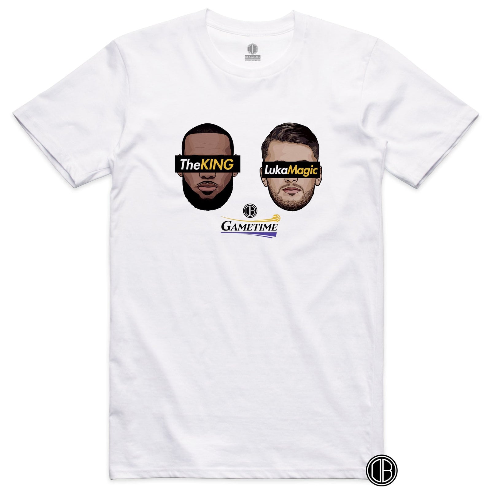 T-Shirt DearBBall - Duo TheKING & LukaMagic Edizione GAMETIME