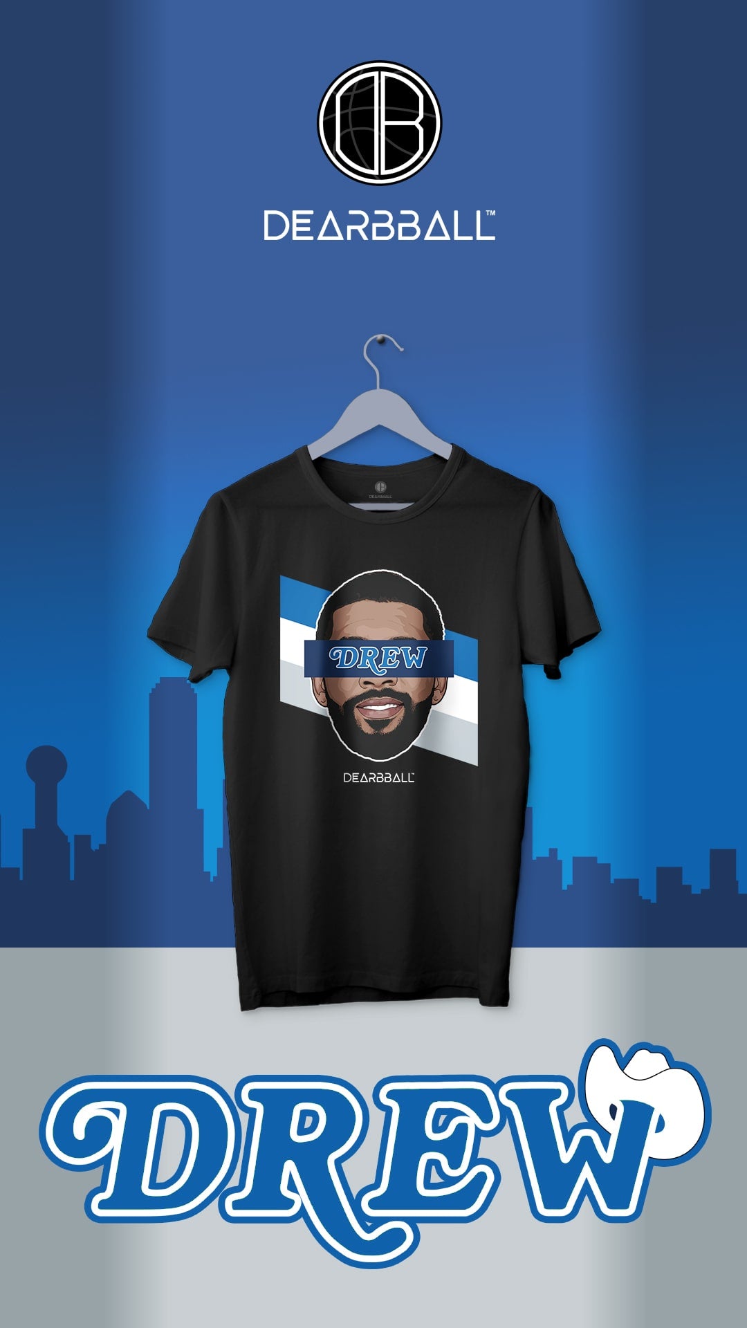 T-shirt DearBBall - Edição DREW Mais Stripes