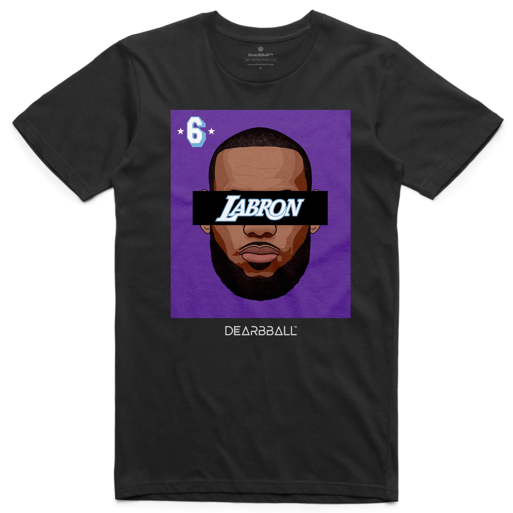 DearBBall T-Shirt - LABRON 6 Purple Edition