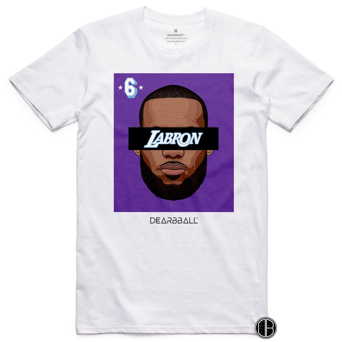 DearBBall T-Shirt - LABRON 6 Purple Edition