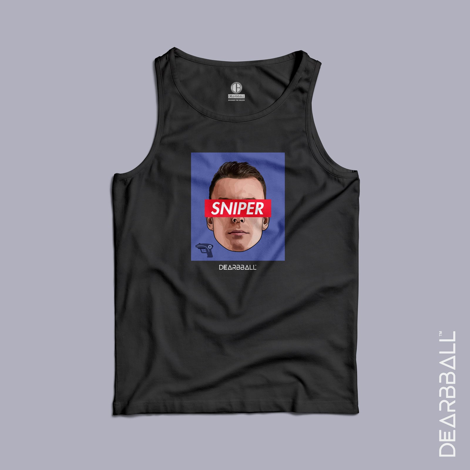 DearBBall Men's Tank Top - SNIPER Red Edition 