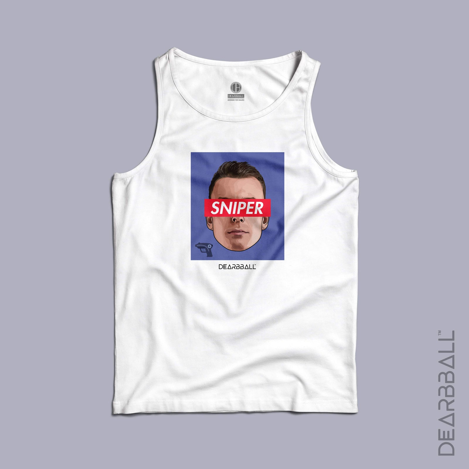 DearBBall Men's Tank Top - SNIPER Red Edition 