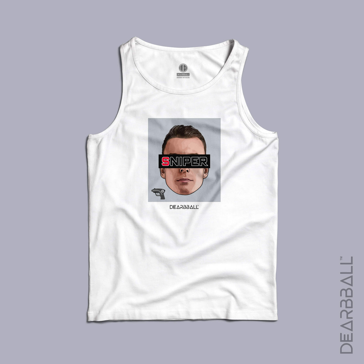 DearBBall Men&#39;s Tank Top - SNIPER Black Edition