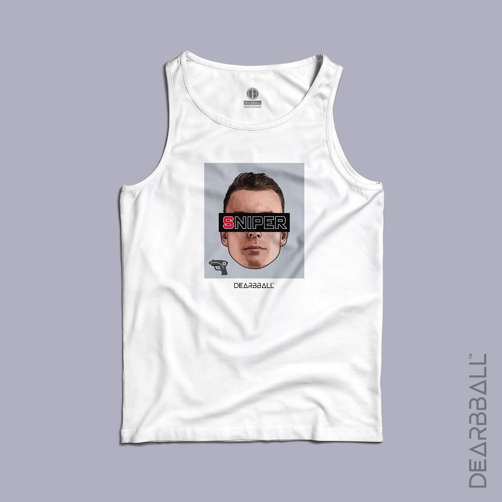 DearBBall Men's Tank Top - SNIPER Black Edition