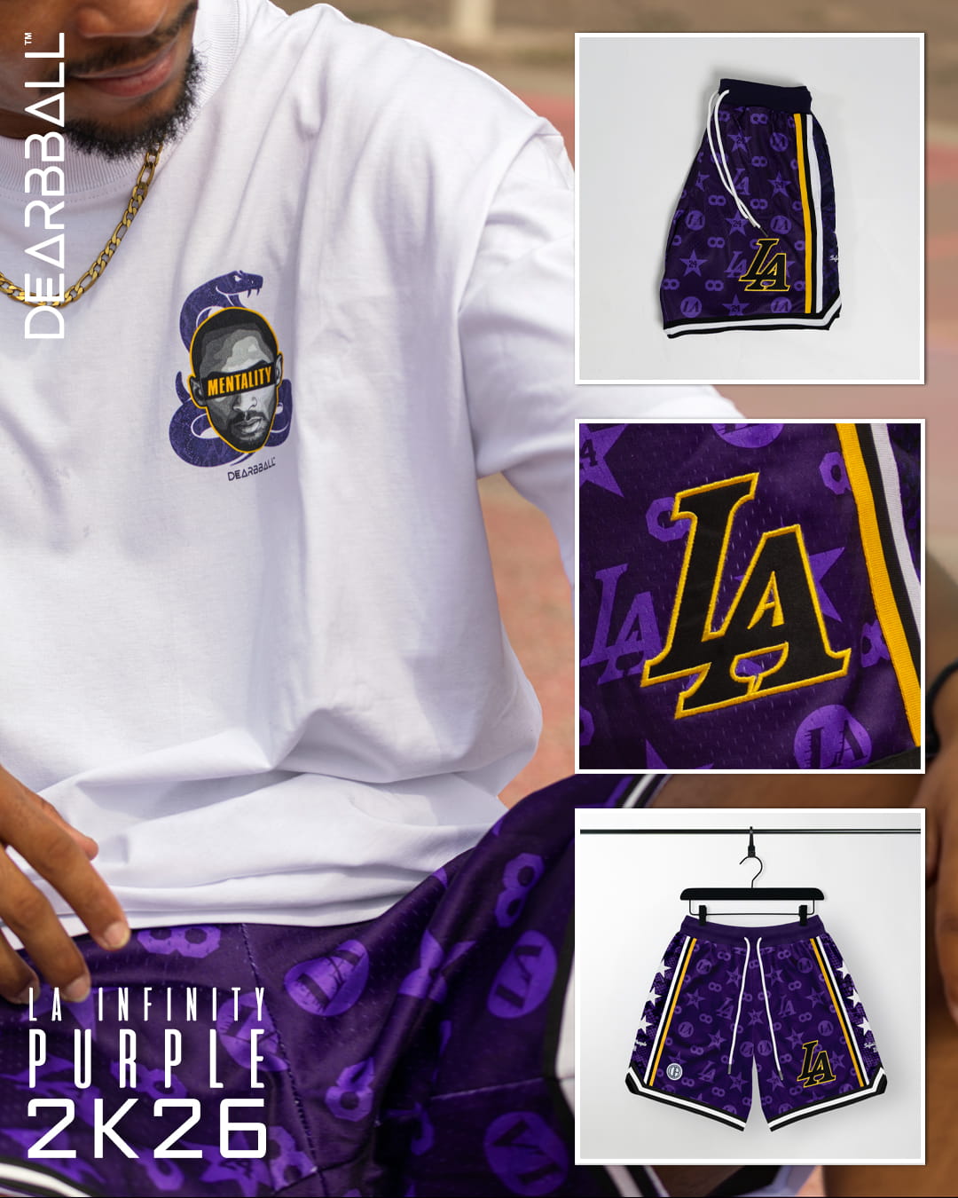 DearBBall 2 Shorts Mesh Premium - INFINITY 2K26 Edition