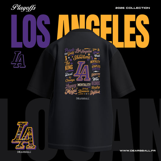 T-shirt Oversize Premium DearBBall - Edizione LOS ANGELES Words Matter