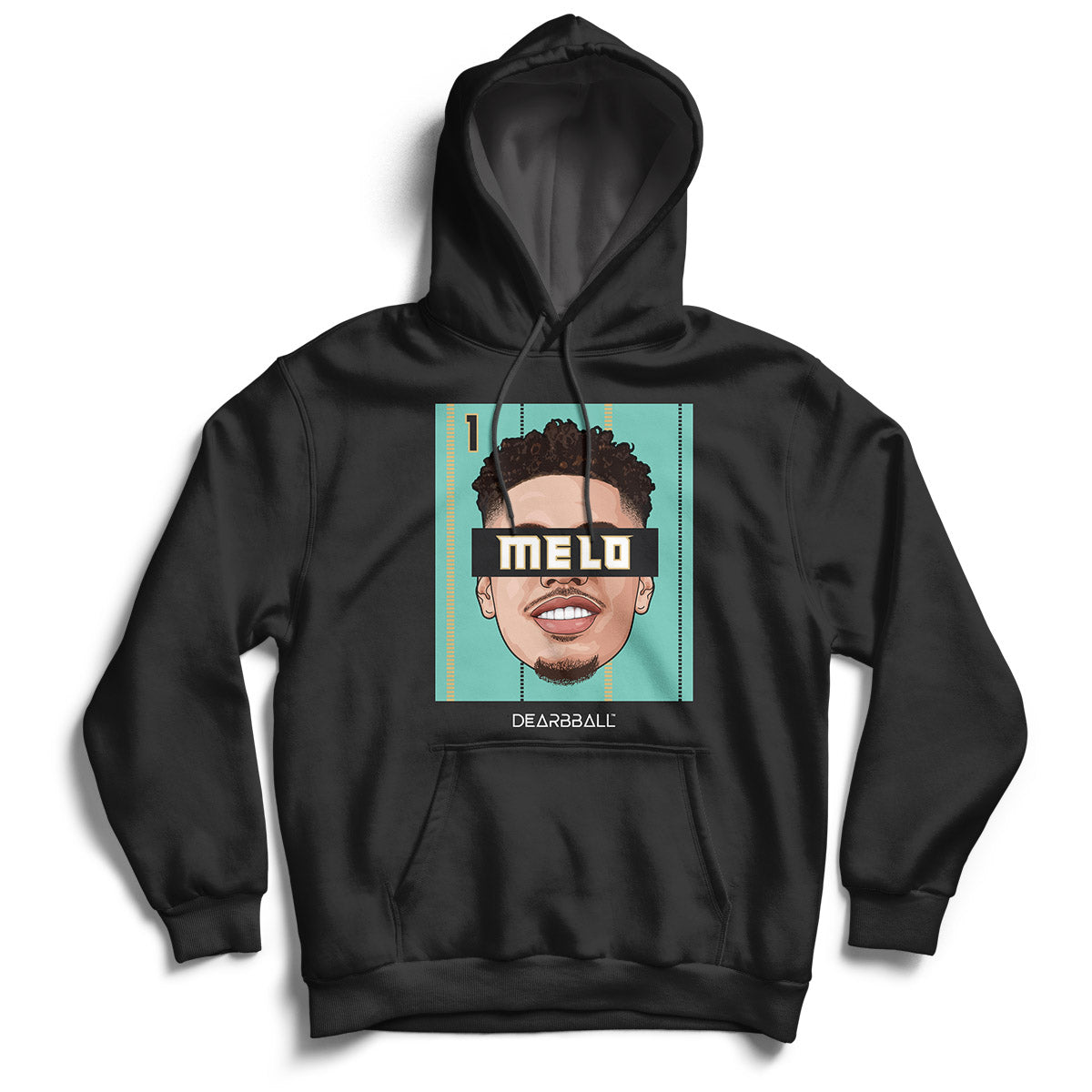 Sweatshirt com Capuz DearBBall - MELO Edição Teal