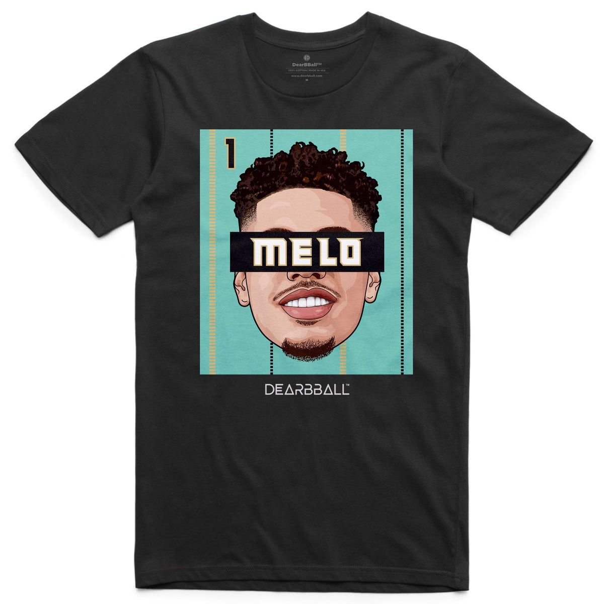 T-Shirt-LaMelo-Ball-Hornets-Charlotte-Dearbball-vetements-marque-france