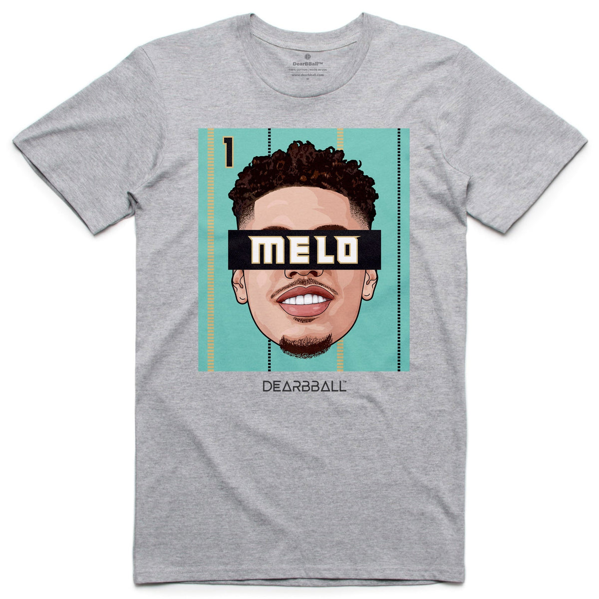 T-Shirt-LaMelo-Ball-Hornets-Charlotte-Dearbball-vetements-marque-france