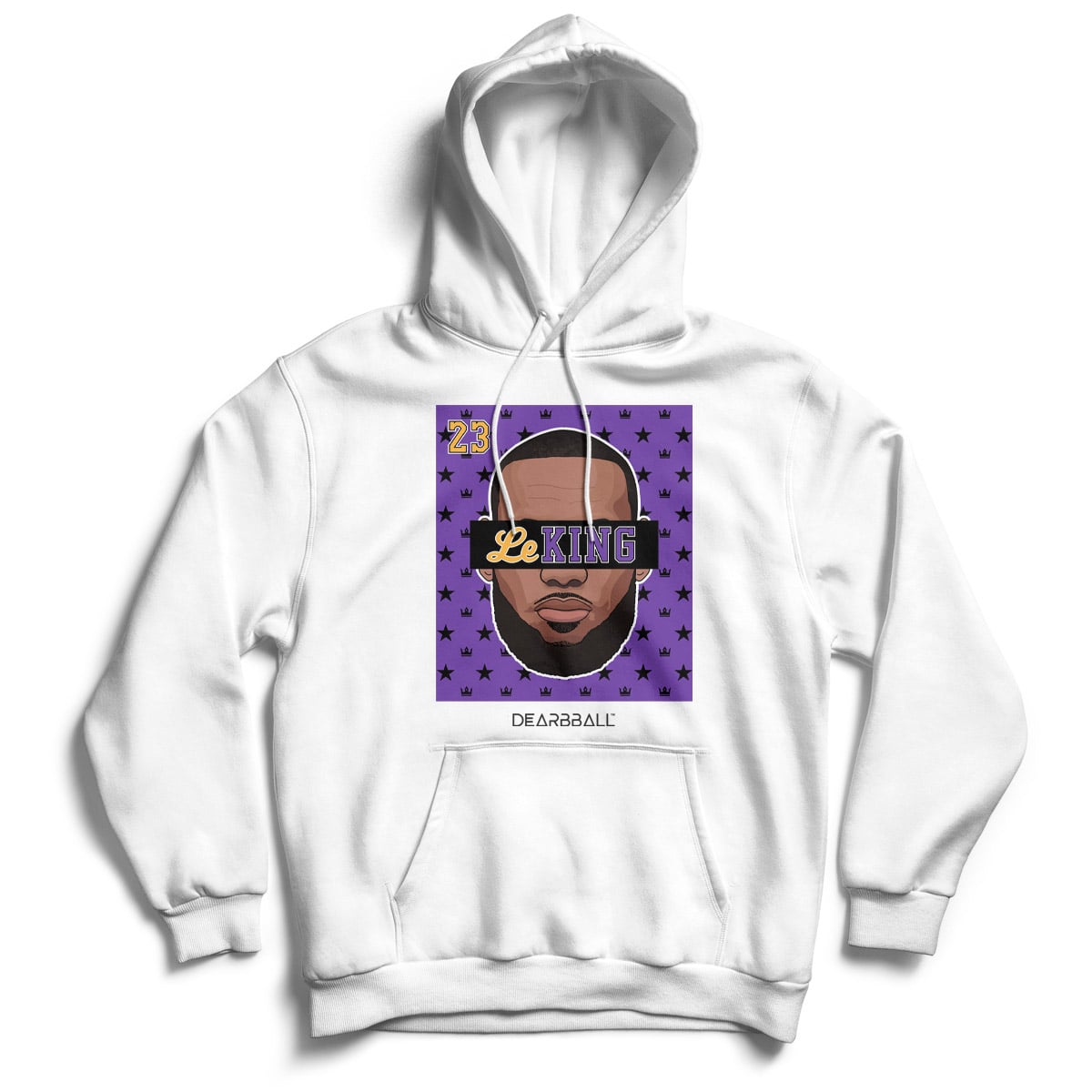 DearBBall Sweat à Capuche - Le KING 23 Los Angeles Stars Edition