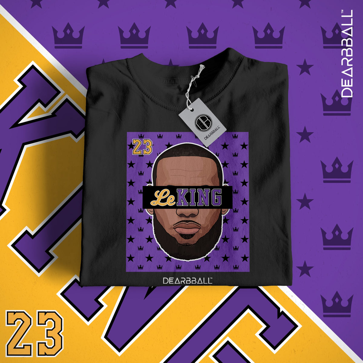 T-Shirt DearBBall - Edição LeKING 23 Stars