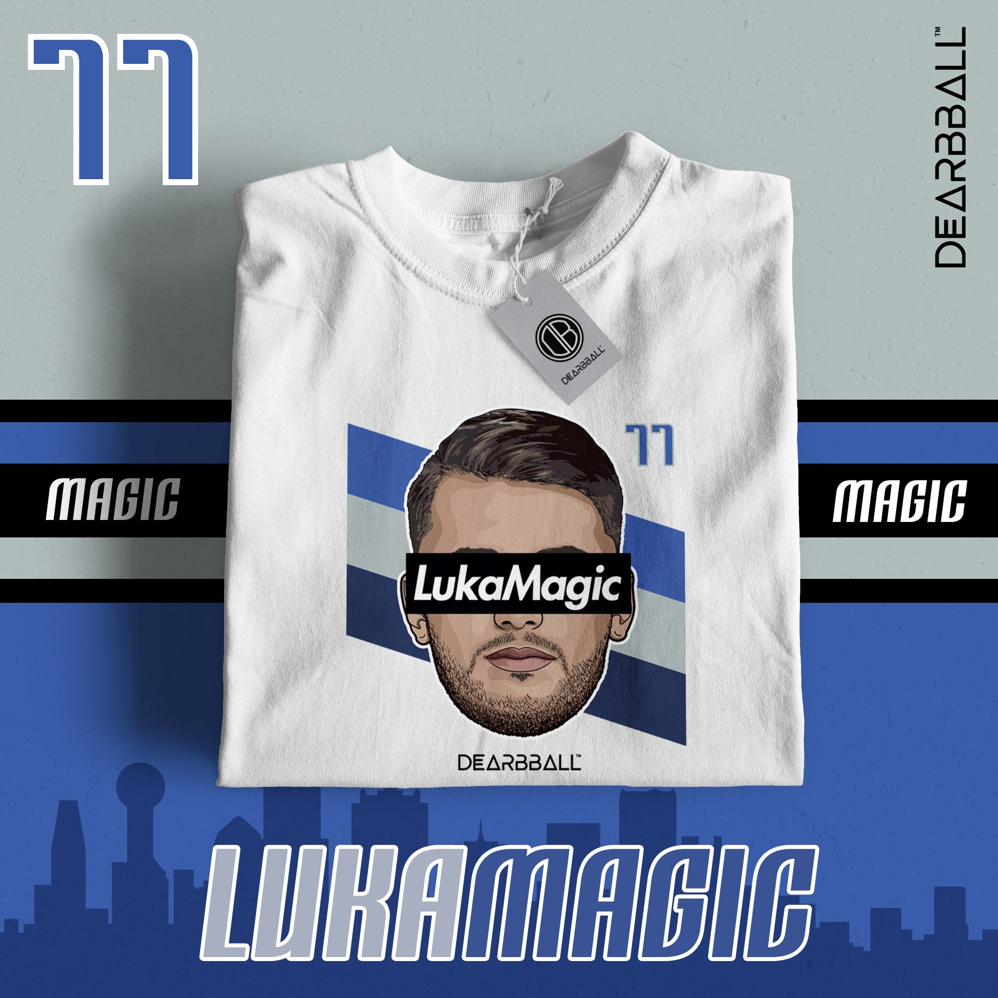 DearBBall T-Shirt - LukaMagic Stripes Edition