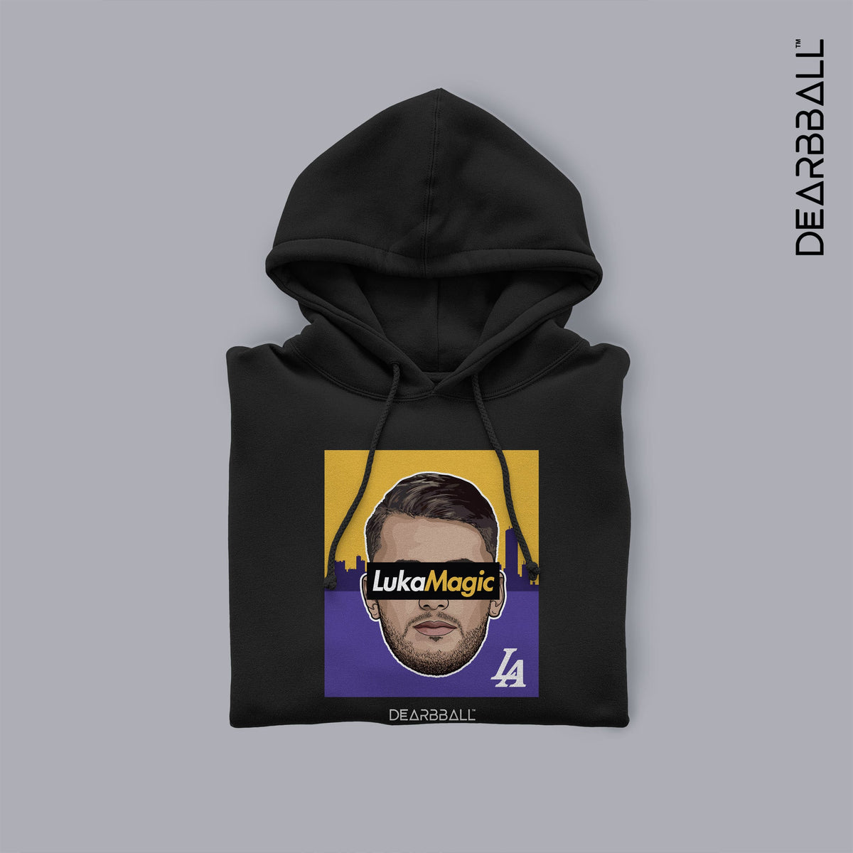 DearBBall Sweat à Capuche - LukaMagic LA Skyline Edition
