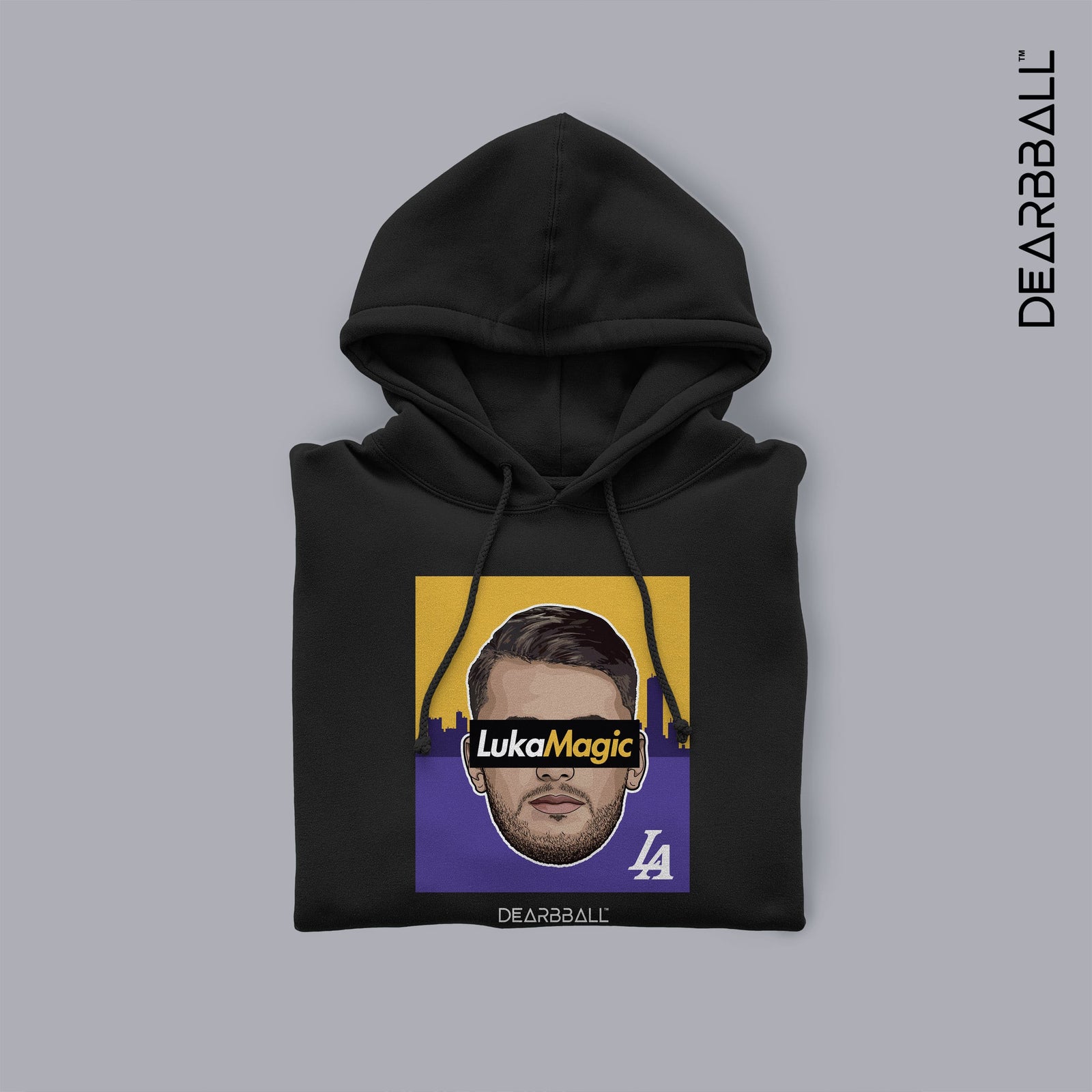 DearBBall Sweat à Capuche - LukaMagic LA Skyline Edition