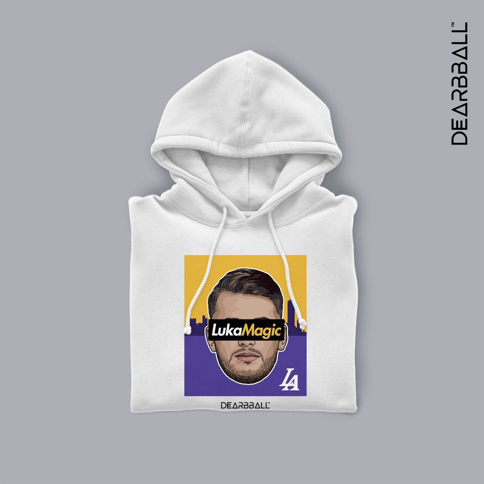 DearBBall Sweat à Capuche - LukaMagic LA Skyline Edition