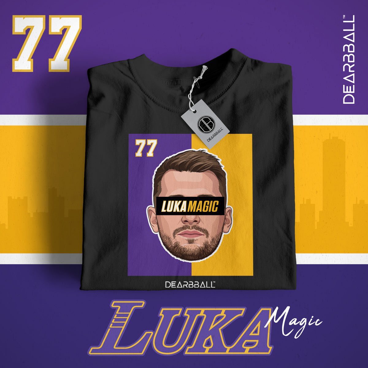 DearBBall T-Shirt - LUKA MAGIC 77 L.A. Edition