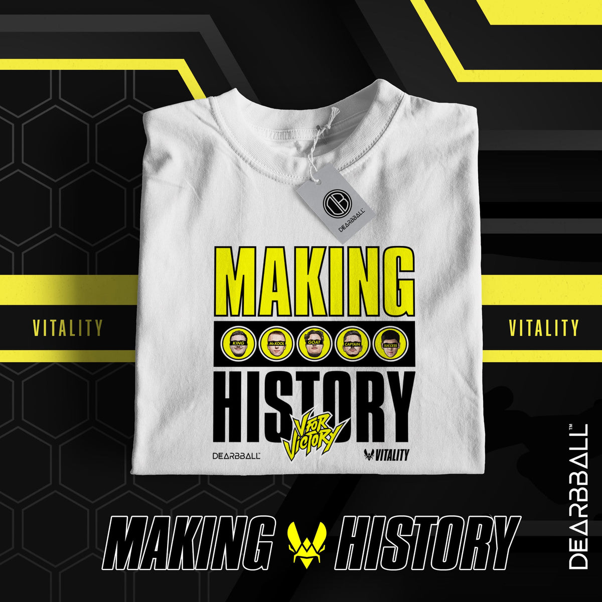 [ENFANT] T-Shirt - Edição Vitality MAKING HISTORY