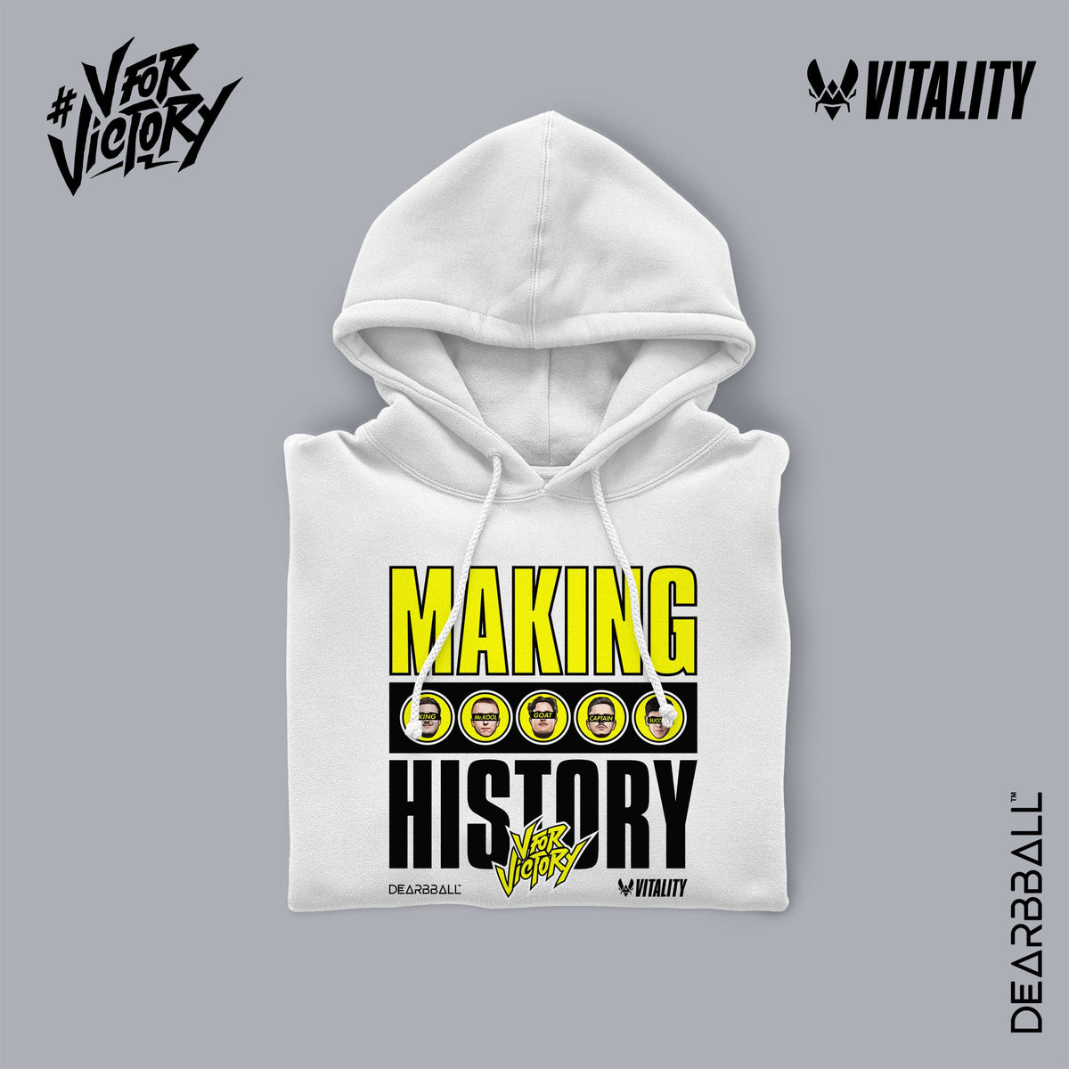 DearBBall Kapuzen-Sweatshirt - Vitality MAKING HISTORY Edition