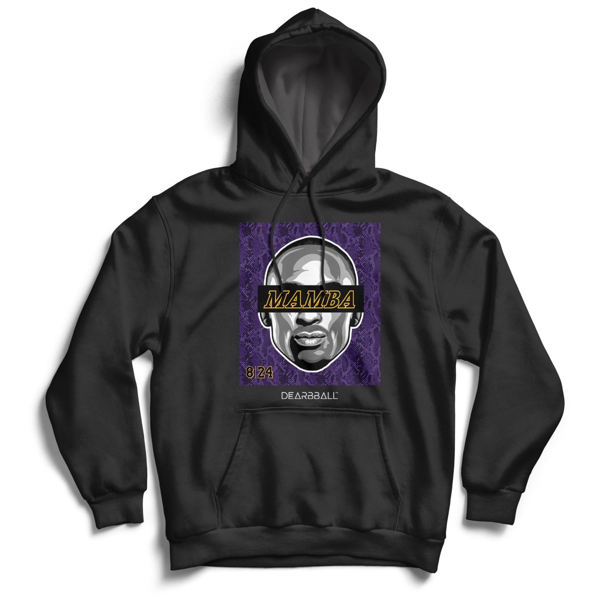 DearBBall Sweat à Capuche - MAMBA Purple Snake Skin Edition