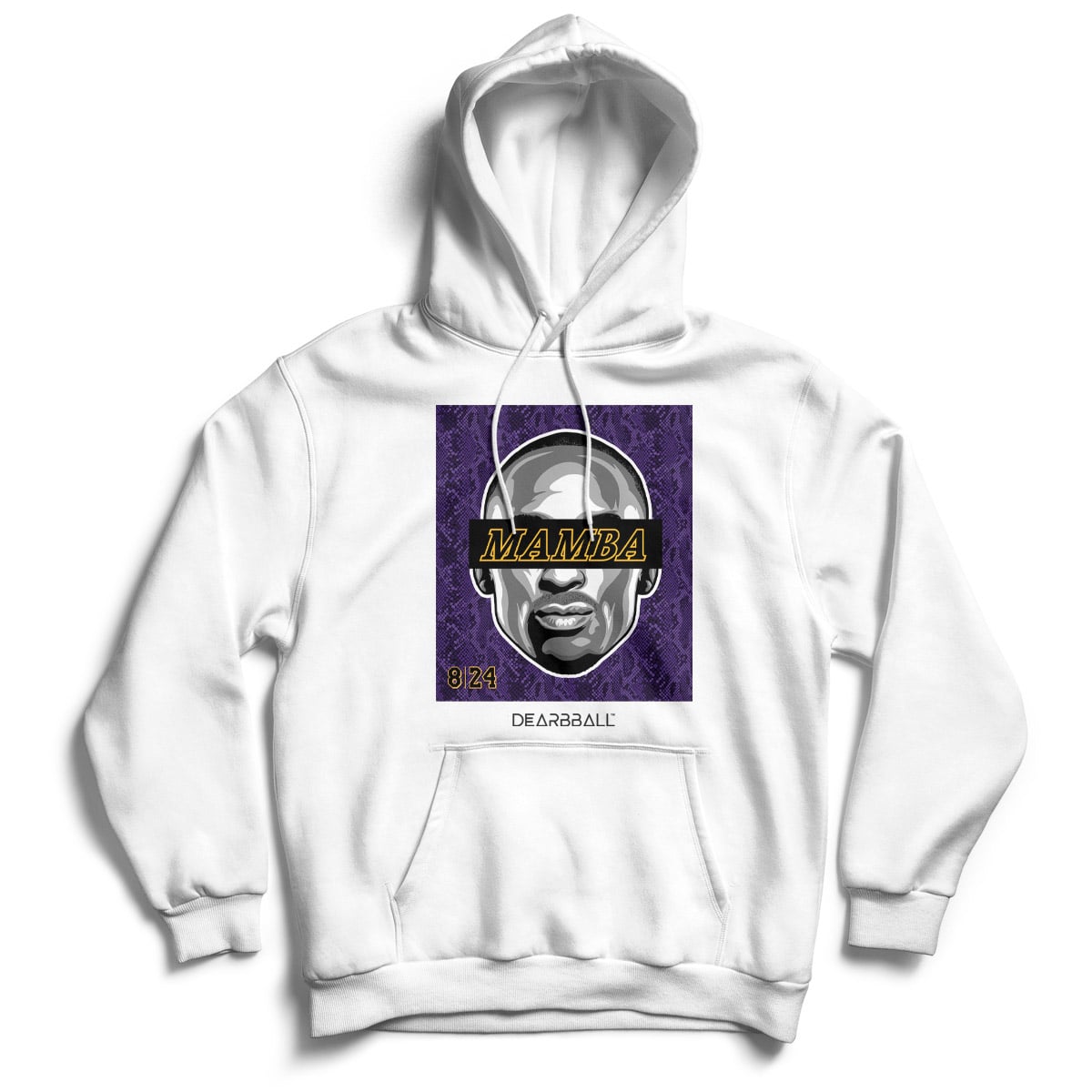 DearBBall Sweat à Capuche - MAMBA Purple Snake Skin Edition