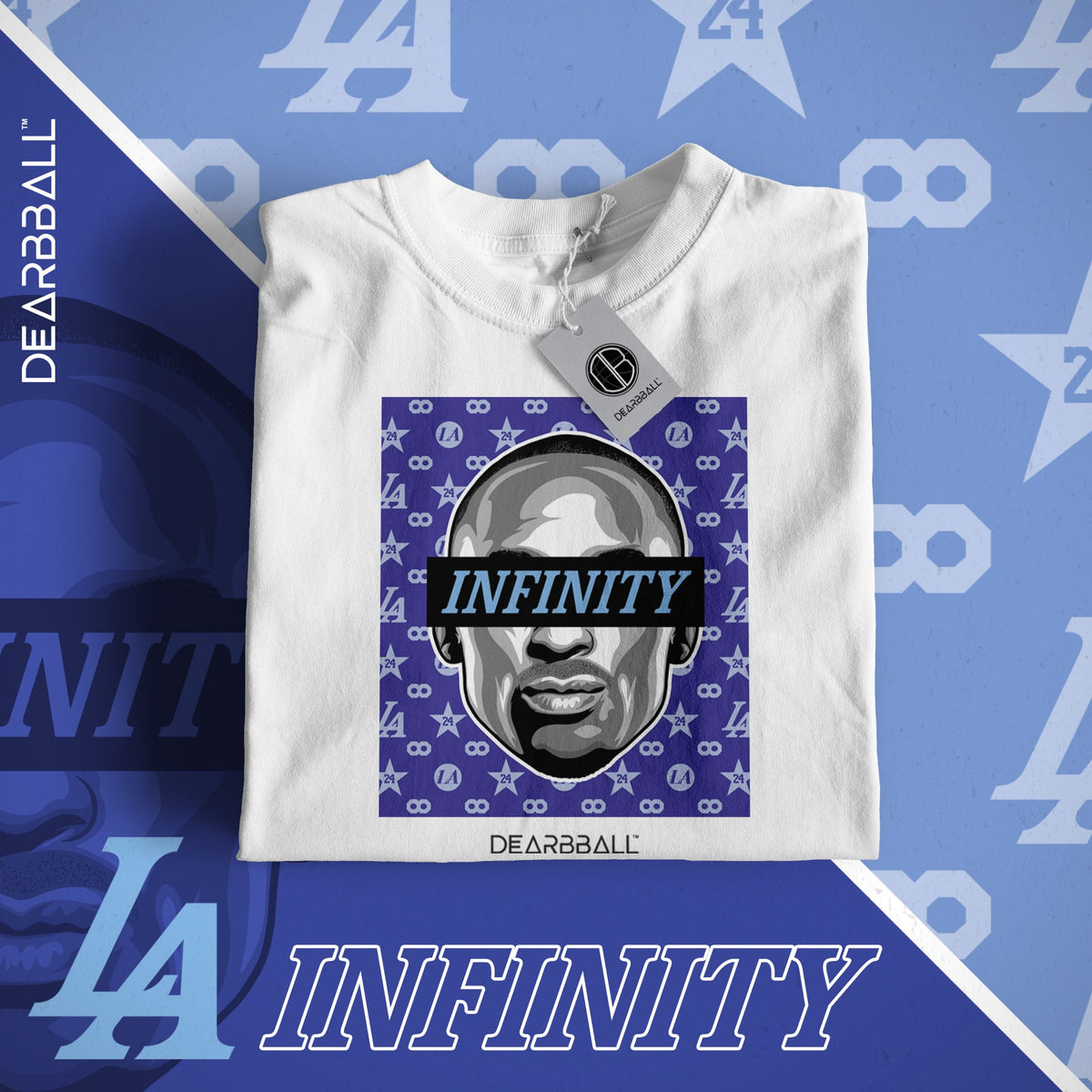 🔒 T-shirt DearBBall - MAMBA INFINITY BLUE REDROP