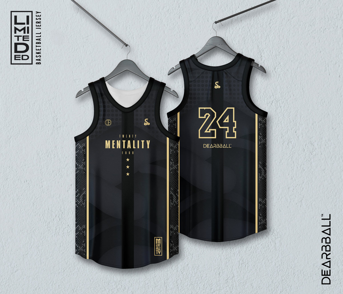 DearBBall Maillot - MENTALITY 24 Gold Edition