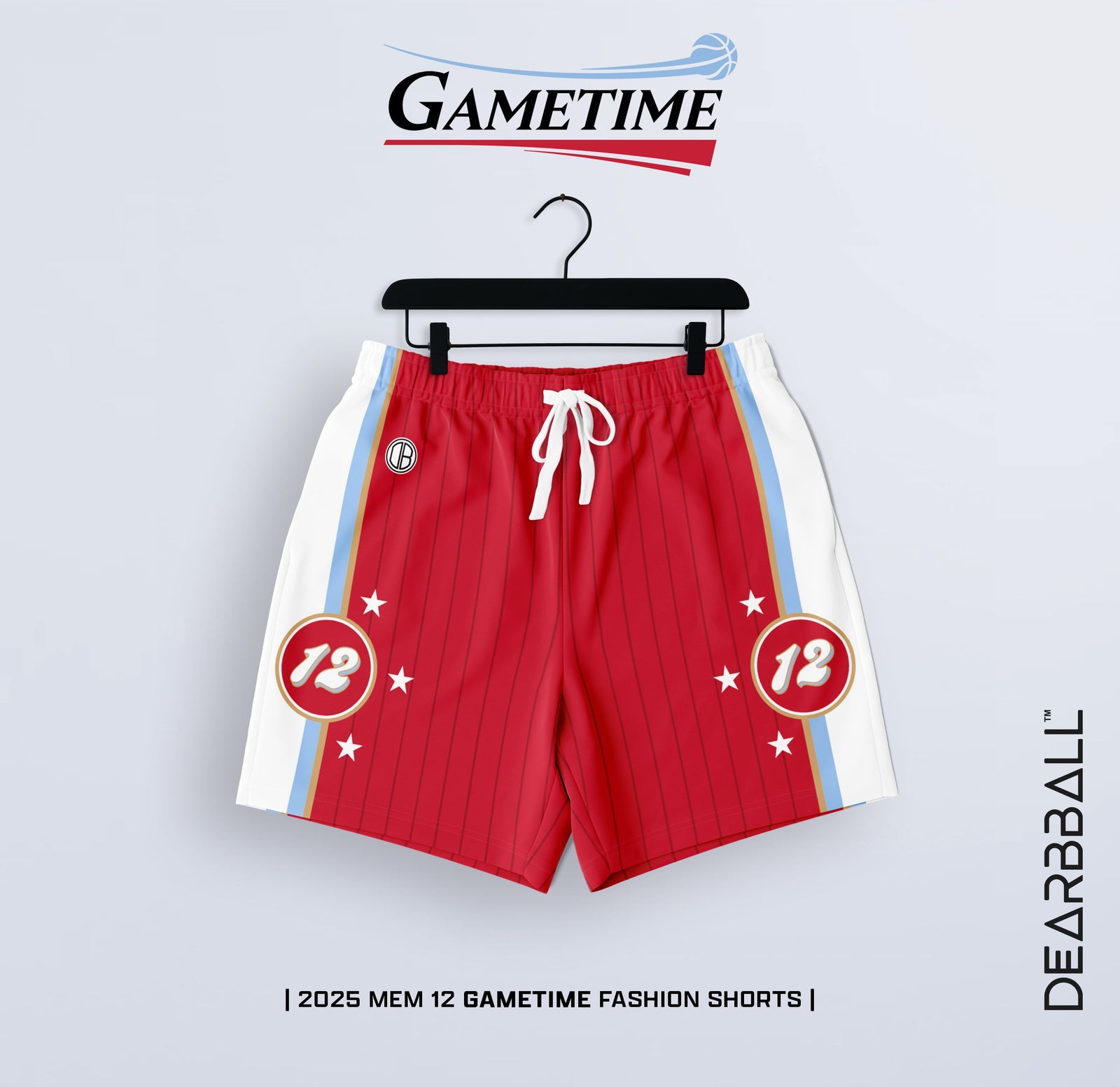 DearBBall Fashion Short - MEMPHIS GAMETIME Edition