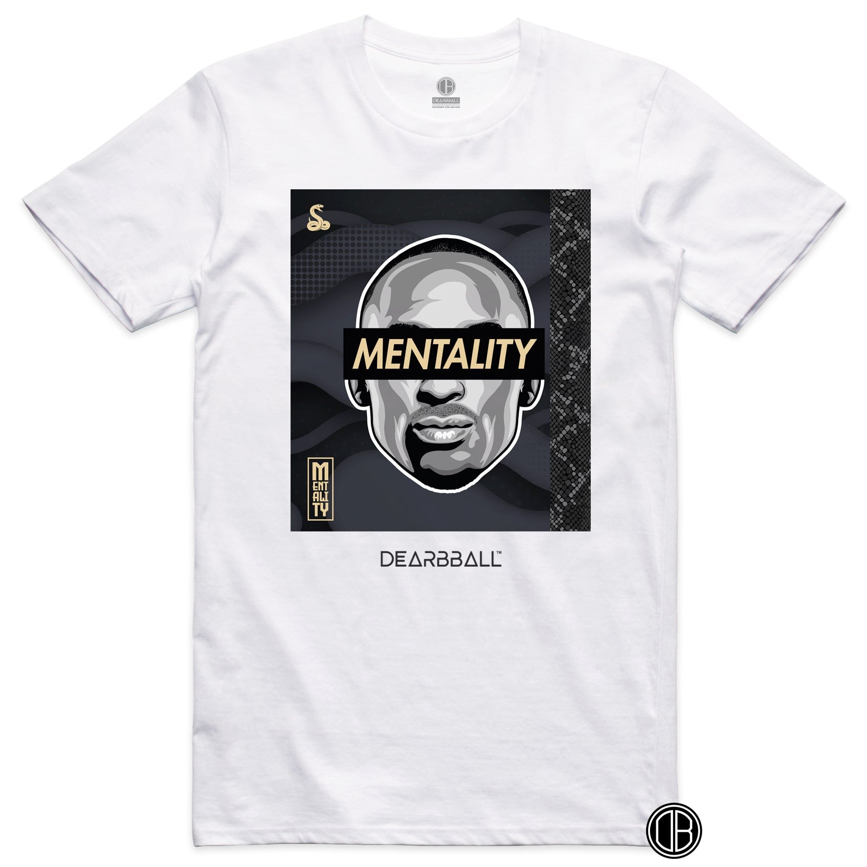 DearBBall T-Shirt - MENTALITY Black & Gold Luxury Edition