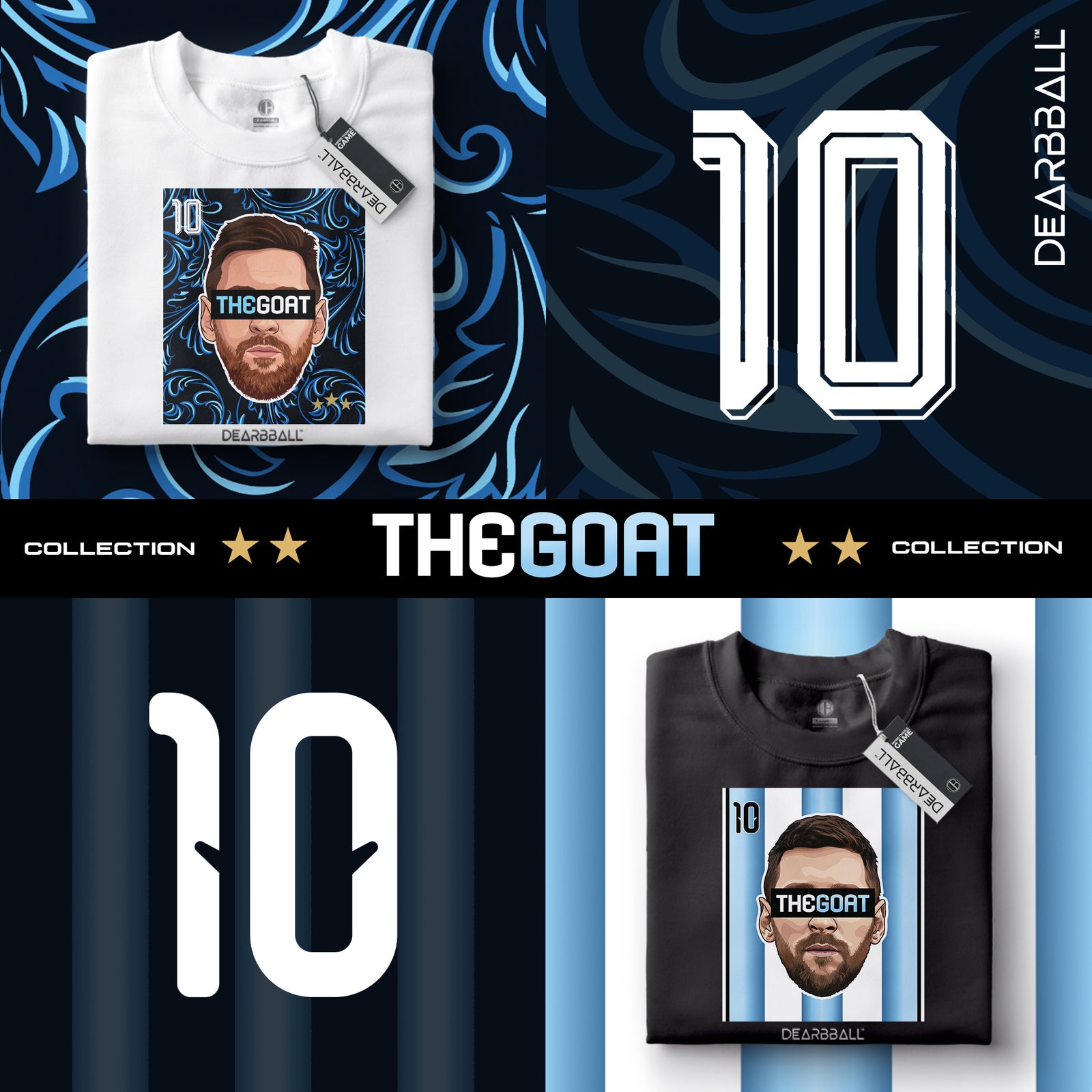 DearBBall T-Shirt - TheGOAT Argentina Elite CDM Edition