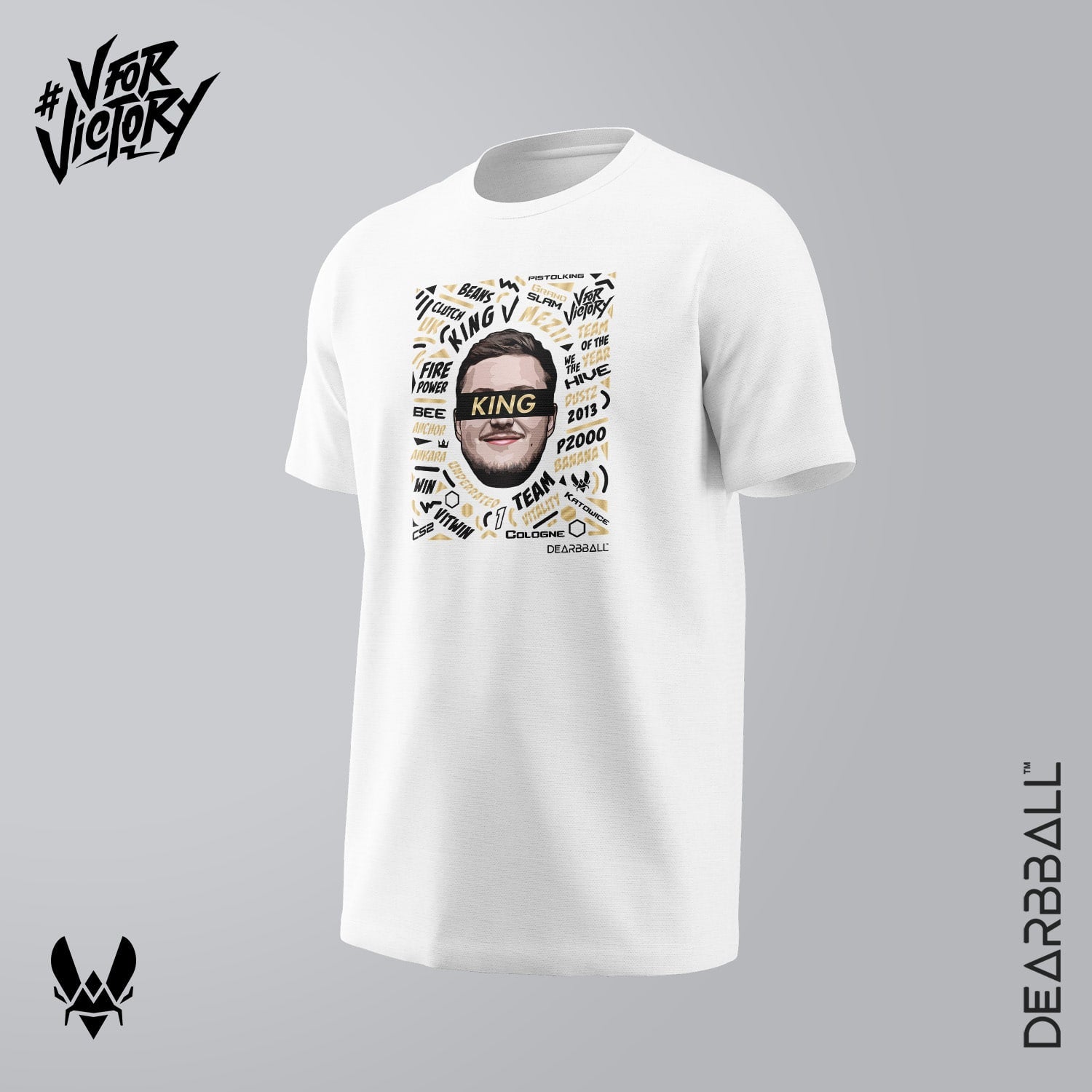 Pack 5 T-Shirts - Campeões do Vitality Grand Slam