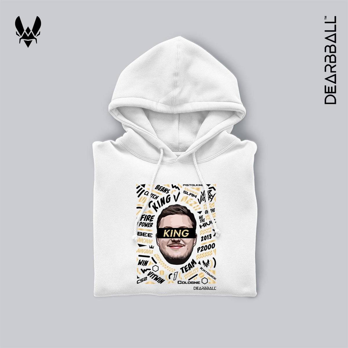 DearBBall Sweat à Capuche - MEZII KING Words Matter VITALITY