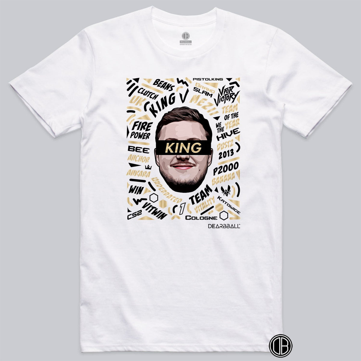 DearBBall T-Shirt - MEZII KING Words Matter VITALITY