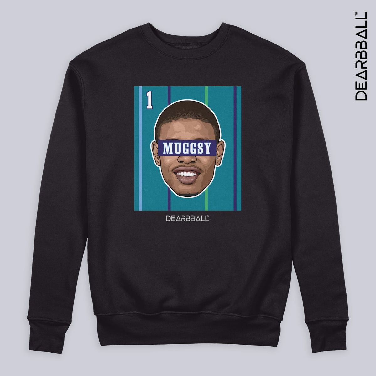 DearBBall Sweatshirt - MUGGSY Türkis Edition