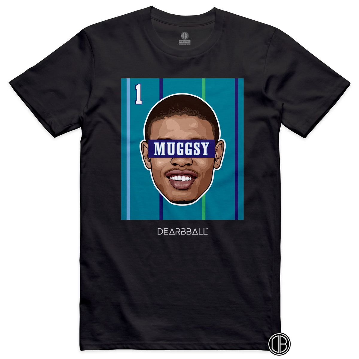 DearBBall T-skjorte - MUGGSY Teal Edition