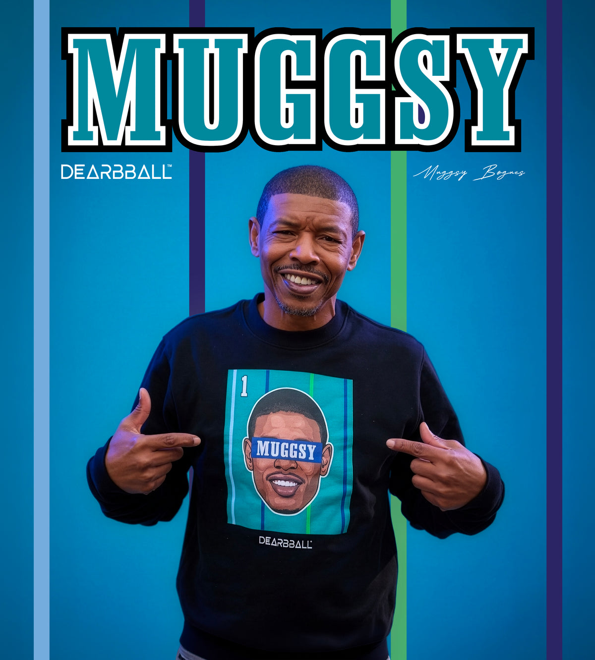DearBBall Genser - MUGGSY Teal Edition